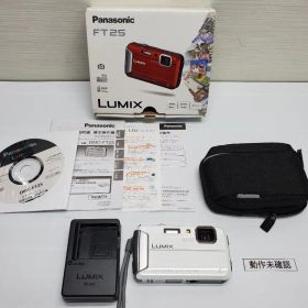 Panasonic LUMIX DMC-FT25 ホワイト デジカメ 動作未確認