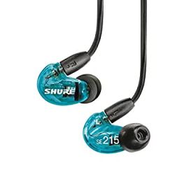 【中古】【非常に良い】SHURE シュア 高遮音性イヤホン (有線タイプ) / SE215SPE-A トランススルーセントブルー : カナル型 【国内正規品/メーカー保証2年】