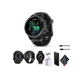 Garmin Forerunner 570 Running Smartwatch, 42MM WiFi, GPS Fitness Smart Watch for Men and Women, Slate Gray Aluminum with Translucent Black/Black Band?