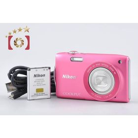 【中古】Nikon ニコン COOLPIX S3300 ストロベリーピンク コンパクトデジタルカメラ