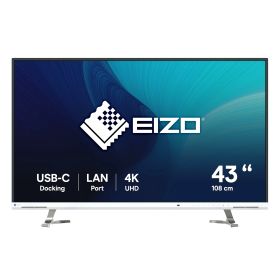 EIZO 大画面モニター | FlexScan EV4340X-WT | 42.5型4K・USB Type-C・リモコン付・ホワイト