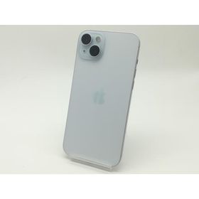 【中古】Apple 国内版 【SIMフリー】 iPhone 15 Plus 128GB ブルー MU0D3J/A【広島】保証期間１ヶ月【ランクC】