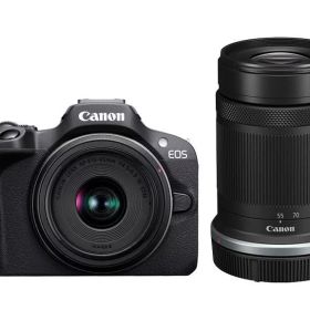 キヤノン EOS R100 ダブルズームキット ミラーレス カメラ 望遠 ズーム 標準 レンズ APS-C RFマウント 高速AF 連写 高画質 動画 Canon MP4 Bluetooth Wi-Fi 有機ELカラー電子ビューファインダー