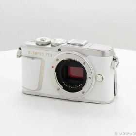 【中古】OLYMPUS(オリンパス) PEN E-PL10 ボディ ホワイト 【196-ud】