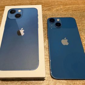 【中古正常品】iPhone13mini 128GB ブルー 正規SIMフリー MLJH3ZJ/A A516