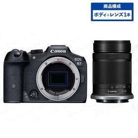 キャノン EOS R7 ボディ ブラック + 望遠ズームレンズセット RF-S55-210mm F5-7.1 IS STM APS-C イオス ミラーレス一眼カメラ Canon