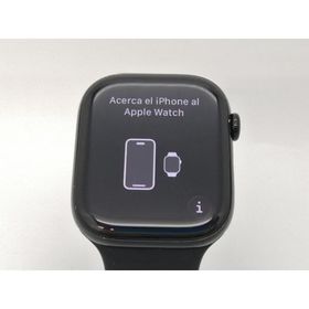 【中古】Apple Watch Series10 46mm GPS ジェットブラックアルミニウムケース/ブラックスポーツバンド (M/L) MWWQ3J/A【三宮センター】保証期間１ヶ月