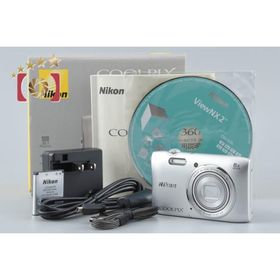 【中古】Nikon ニコン COOLPIX S3600 クリスタルシルバー コンパクトデジタルカメラ 元箱付き