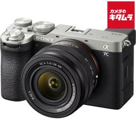 ソニー α7C II ズームレンズキット シルバー [ILCE-7CM2L S] SONY フルサイズ ミラーレス一眼カメラ 小型軽量 4K動画撮影 Wi-Fi搭載 Vlog
