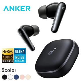 【 ノイズキャンセリング 】 Anker イヤホン ワイヤレスイヤホン Soundcore Liberty 5 A3957N11 Dolby Audio ハイレゾ LDAC 外音取り込み IP55 防水 防塵 Bluetooth 5.4 マルチポイント ミッドナイトブラック サウンドコア リバティ5 アンカー