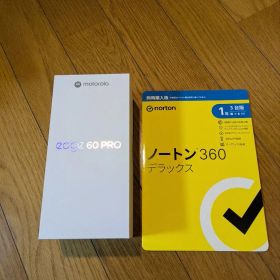 motorola edge 60 PRO 本体 ノートン360デラックス