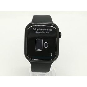 【中古】Apple Watch Series10 46mm Cellular ジェットブラックアルミニウムケース/ブラックスポーツバンド (S/M) MWY33J/A【ECセンター】保証期間１ヶ月