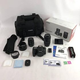 《ジャンク扱い》Canon キャノン デジタル一眼レフカメラ EOS9000Dダブルズームキット EOS9000D-WKIT /併売《家電・山城店》A4210