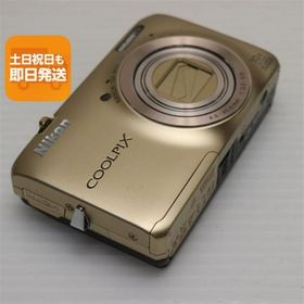 超美品 COOLPIX S6300 エレガントゴールド 即日発送 デジカメ Nikon デジタルカメラ 本体 あすつく 土日祝発送OK