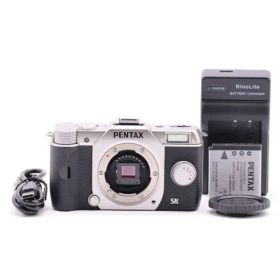 【美品】ショット数「124回」PENTAX Q10 ボディ シルバー #4195