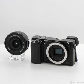 〔中古〕SONY(ソニー) α6000 パワーズームレンズキット ブラック ILCE-6000L〔344-ud〕