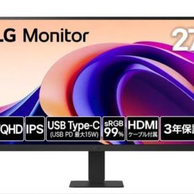 LG 27インチ WQHDモニター 27U631A-B