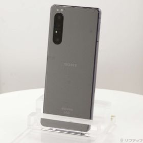 (中古)SONY Xperia 1 II 128GB パープル SO-51A docomoロック解除SIMフリー(295-ud)