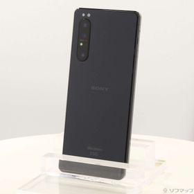 (中古)SONY Xperia 1 II 128GB ブラック SO-51A docomoロック解除SIMフリー(352-ud)