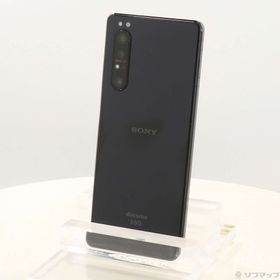 (中古)SONY Xperia 1 II 128GB ブラック SO-51A docomoロック解除SIMフリー(198-ud)