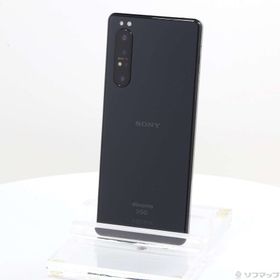 (中古)SONY Xperia 1 II 128GB ブラック SO-51A docomoロック解除SIMフリー(262-ud)