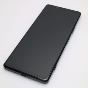 美品 SO-51A Xperia 1 II ブラック スマホ 白ロム 中古
