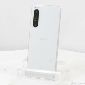 (中古)SONY Xperia 1 II 128GB ホワイト SOG01 auロック解除SIMフリー(352-ud)