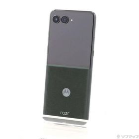 〔中古〕Motorola(モトローラ) motorola razr 60 ultra 512GB スカラベグリーン PB8U0001JP SIMフリー〔262-ud〕