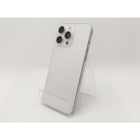 【中古】Apple SoftBank 【SIMフリー】 iPhone 15 Pro Max 256GB ホワイトチタニウム MU6Q3J/A【千葉】保証期間１ヶ月【ランクC】