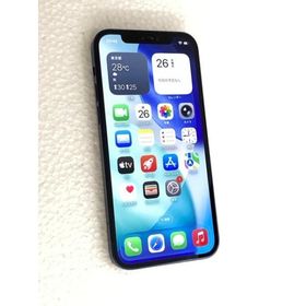 中古 Apple iPhone12 128GB ブルー MGHX3J/A SIMフリー 赤ロム保証対象