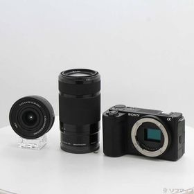 〔中古〕SONY(ソニー) VLOGCAM ZV-E10 II ダブルズームレンズキット ブラック ZV-E10M2X B〔344-ud〕