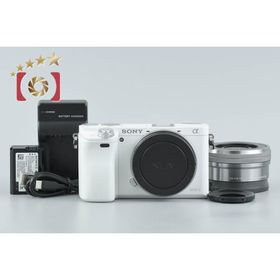 【中古】SONY ソニー α6000 ILCE-6000L ホワイト パワーズームレンズキット 多言語対応