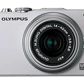 【中古】【39shop】OLYMPUS★ミラーレス一眼 PEN Lite E-PL3 レンズキット ホワイト E-PL3 LKIT WHT(非常に良い)