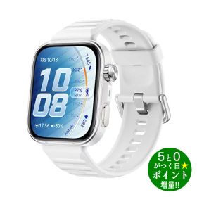 ◆最大3000円CP＋P3倍！！9/20◆ファーウェイ スマートウォッチ 心電図測定 ゴルフ 超薄型 1.92インチ大画面 HUAWEI WATCH FIT 5 Pro ホワイト HUAWEI【転送不可】