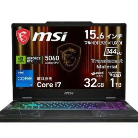 MSI ノートパソコン Cyborg-15-B13WFKG-5060JP [オデッセイグレイ&スケルトン]