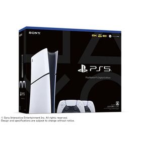 『新品外箱傷みあり』PlayStation5 Slimモデル (CFIJ-10019) デジタル・エディション ワイヤレスコントローラー ダブルパック