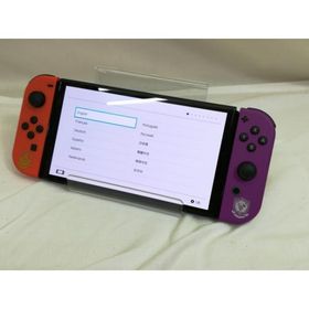 【中古】Nintendo Switch 本体 (有機ELモデル) HEG-S-KEAAA スカーレット・バイオレットエディション【川崎】保証期間１ヶ月【ランクA】