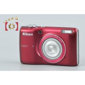 【中古】Nikon ニコン COOLPIX L26 レッド コンパクトデジタルカメラ
