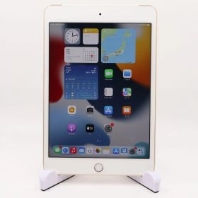 Apple iPad mini 4 128GB Wi-Fi+Cellular SIMフリー ゴールド docomo版 MK782J/A #6411
