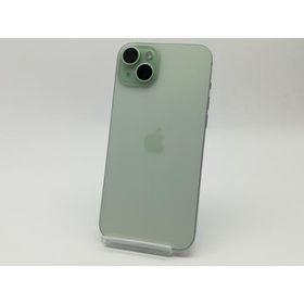 【中古】【赤ロム保証あり】Apple 楽天モバイル 【SIMフリー】 iPhone 15 Plus 128GB グリーン MU0E3J/A【広島】保証期間１ヶ月【ランクB】