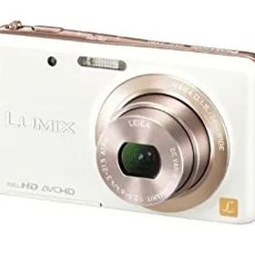 【中古】パナソニック デジタルカメラ ルミックス FX80 光学5倍 キャンドルホワイト DMC-FX80-W
