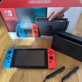 ジャンク品 Nintendo Switch 本体 青/赤
