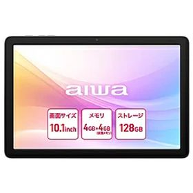 aiwa(アイワ) JA5-TBA1012 Androidタブレット aiwa tab AB10 シルバー ［10.1型 /Wi-Fiモデル /ストレージ：128GB］ JA5TBA1012 【864】 [振込不可]