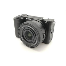【中古】SONY VLOGCAM ZV-E10 II パワーズームレンズキット ブラック ZV-E10M2K(B)【秋葉5号】保証期間１ヶ月【ランクA】