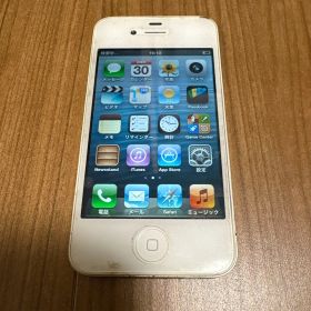 良品 iPhone 4s Apple 32GB Softbank ホワイト ①