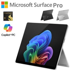 【AI機能搭載】Microsoft 13インチ 法人向け タブレットPC Surface pro (第11世代) Windows 11pro 選べる カラー プラチナ / ブラック CPU Snapdragon X Pro / Elite メモリ 16GB / 32GB SSD 256GB / 512GB / 1TB 5G対応【法人限定 代引き不可】