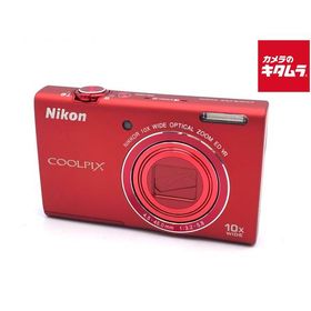 【中古】 【美品】 ニコン COOLPIX S6200 ブリリアントレッド