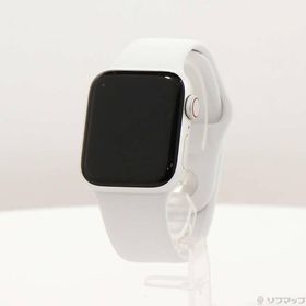 〔中古〕Apple(アップル) Apple Watch SE 第2世代 GPS + Cellular 40mm シルバーアルミニウムケース ホワイトスポーツバンド〔251-ud〕