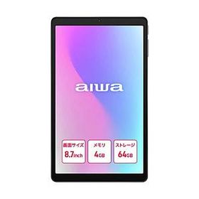 aiwa(アイワ) JA5-TBA0804 Androidタブレット 8.68型 aiwa tab AS8L-2 ダークグレー ［SIMフリーモデル /ストレージ：64GB］