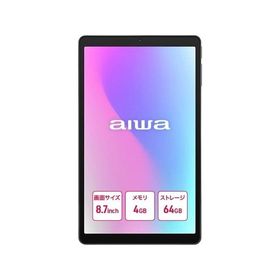 アイワマーケティングジャパン aiwa tab AS8L-2 Android15搭載8.68インチタブレットPC ダークグレー W124.8×D7.9×H212.1mm JA5-TBA0804 1点